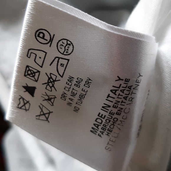 Resort Stella McCartney blue floral pattern shift dress scoop neck belt 6 40 - Picture 6 of 7